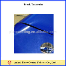 Rolo de tecido de cortina azul sheer feito em pvc revestido tarpaulin